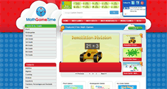 Desktop Screenshot of mathgametime.com