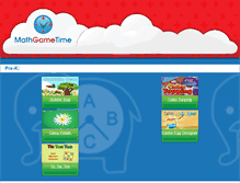 Tablet Screenshot of mathgametime.com
